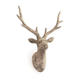 Distressed Grey Wash Deer Head