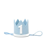 Baby Blue Felt Crown