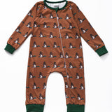 Baby Kids Duck Zipper Romper