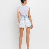 Miraculous | High Rise Distressed Shorts