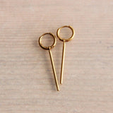 Gold Bar Earrings