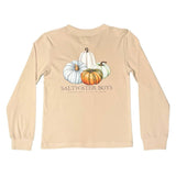 Pumpkin Graphic Pocket Long Sleeve Tee Sand