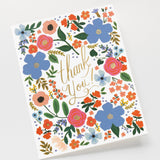 Wild Rose Thank You Card