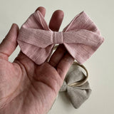 Headband Bow Set | Sand