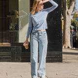 High Rise Super Wide Leg Jeans