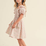 Girls Ruffle Fit and Flare Dress