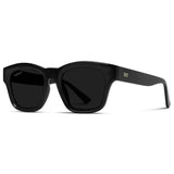 Sedona Polarized Square Sunglasses | Black | Black Lens