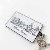 Athens Skyline Enamel Keychain