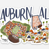 Auburn, AL Sticker