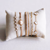 Weaving Pearls Bracelet