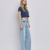 High Rise Super Wide Leg Jeans