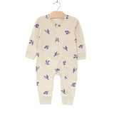 2 Way Zip Romper | Bluebirds