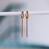 Gold Bar Earrings