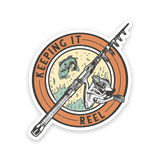 Keeping It Reel Fishing Sticker