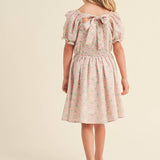 Girls Ruffle Fit and Flare Dress