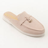 Irene Knot Slip on Loafer Mule | Oatmeal