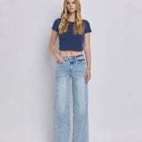 High Rise Super Wide Leg Jeans