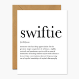 Swiftie Definition - Greeting Card