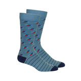 Bob (Fishing) Socks: Bluestone