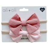 Headband Bow Set | Flamingo