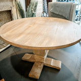 Olivia Round Wooden Dining Table Set