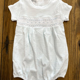 Katie and Kyle Smocked Bubble Romper