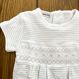 Katie and Kyle Smocked Bubble Romper