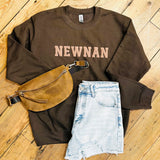 Newnan Varsity Letter Sweatshirt | Brown