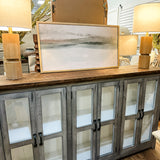 Corey 6 Glass Door Console