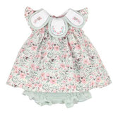 Sophie & Lucas Vintage Petals Float Dress - Bow on Back