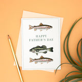 Fishing Happy Father's Day Card