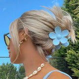 Flower Hair Clip Hair Claw in Colors