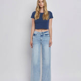 High Rise Super Wide Leg Jeans