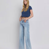 High Rise Super Wide Leg Jeans