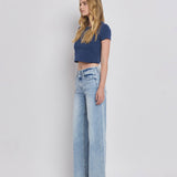 High Rise Super Wide Leg Jeans