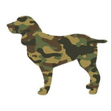 Camo Dog Decal