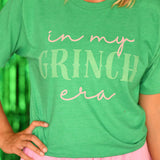 In My Grinch Era Tee: Heather Kelly Green