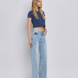 High Rise Super Wide Leg Jeans