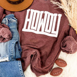 Howdy Sweatshirt | Maroon