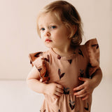 Flutter Long Romper- Lily of the Valley