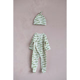 Cotton Footed Baby Bodysuit with Pattern