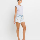 Miraculous | High Rise Distressed Shorts