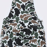 Boy Camouflage Denim Overalls