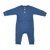 Baby Ribbed Playsuit with Pockets | Assorted Colors