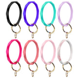 Silicone Bracelet Diamond Keychain | Assorted