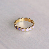 Lilac Hearts Ring