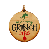 Merry Grinch Mas Christmas Ornament