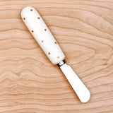 Polka Dot Spreader White/Gold