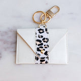 Evie Leather Envelope Cardholder l White