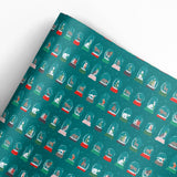 Snow Globes Gift Wrap Roll (3 sheets/roll) (Classic)